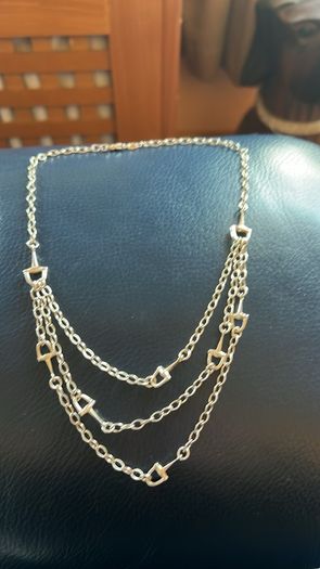 silver necklace
