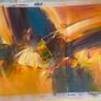 Large Hand Painted Oil on Canvas - Modern Abstract Impressionism Image 5
