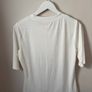White V Neck Basic T Shirt Top Size 10! Image 4