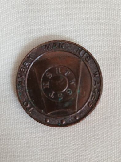 Masonic lodge coin
