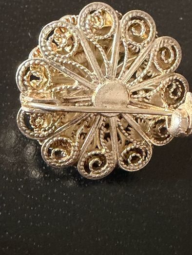Silver brooch