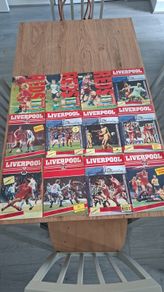 Vintage Liverpool FC programmes x12