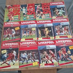 Vintage Liverpool FC programmes x12