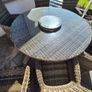 rattan garden set - 6 seater Image 2
