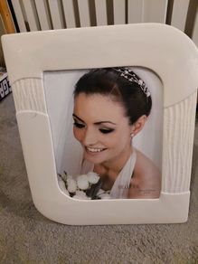 Belleek photo frame, brand new