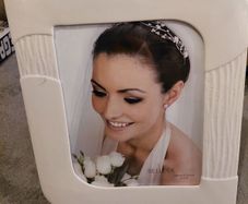 Belleek photo frame, brand new