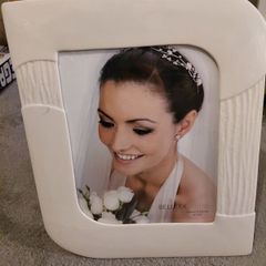 Belleek photo frame, brand new
