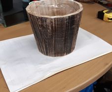 Flower pot wooden