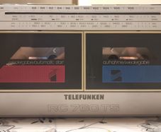 From 1989 Telefunken BASS BOOSTER Stereo-Radio-Recorder RC760TS.