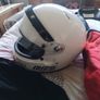 Complete race package helmet, suit, gloves, boots, hans device Image 3