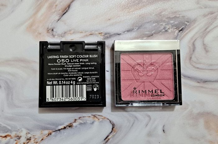 Rimmel Lasting Finish Soft Colour Blush - 050 Live Pink - New