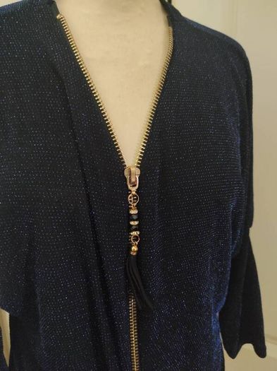 Navy sparkly top