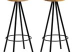 Bar Chairs 2 pcs Solid Mango Wood