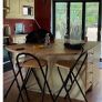 Kitchen + Island + Solid Oak worktops + black sink & gold mixer tap + integrated dishwasher Image 9