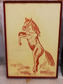 Original Pencil Drawing signed  Borri 8/71.