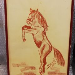 Original Pencil Drawing signed  Borri 8/71.