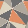 Apex Geo Sidewall Wallpaper, Aqua/navy Multiple Colours Available, See Photos (free Postage) Image 2
