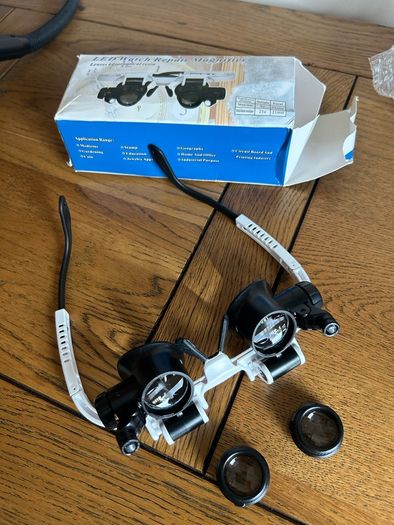 Micro electronics watch repair magnifying glasses