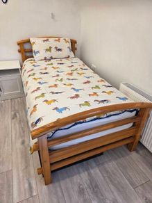 Single Bed and Mattress