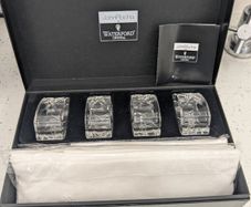 Waterfod crystal by John Rocha napkin holders