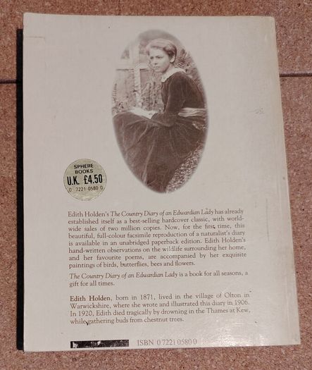 Edith Holden - Country Diary of an Edwardian Lady (1982 Paperback)