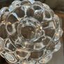 Orrefors Sweden Raspberry Clear Crystal Glass Votive Candle Holder Anne Nilsson 1980s Image 8
