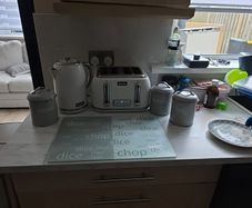 Kettle and Toaster (tea tin etc. included)