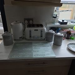 Kettle and Toaster (tea tin etc. included)