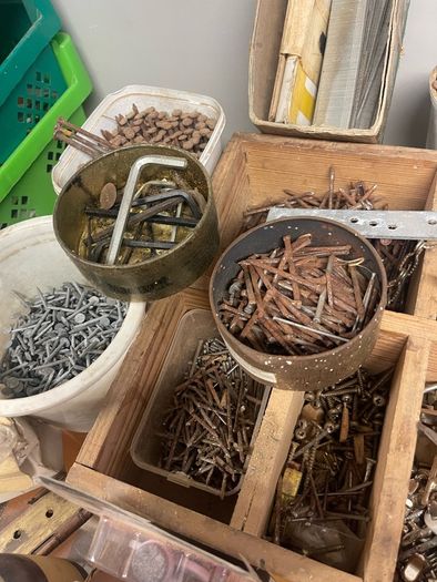Contents of carpenters workshop.