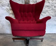 Mid Century Modern GPlan 6250 Swivel & Rock Wingchair