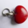 Genuine Links of London Sterling Silver Red Enamel Heart Charm Image 7