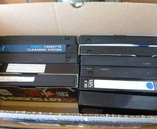 Vhs cleaning cassette.