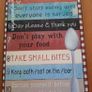 Table Manners Wooden Sign/Plaque, AV Image 6
