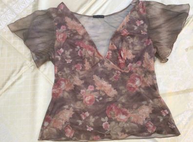 Dolce Vita Top designed by Manuella Brizzi of La Perla  Size 12