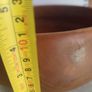 18.5 cm. dimeter Wooden bowl / fruit dish / tray || Simple design || Vintage wood || Round bowl Image 5