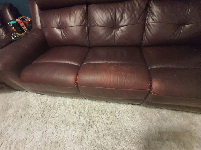 leather sofa in great condition!