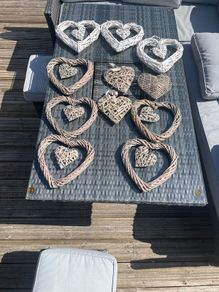 wedding Wicker Hearts