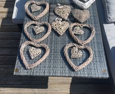 wedding Wicker Hearts