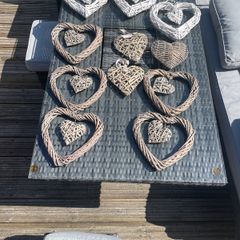 wedding Wicker Hearts