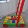 Wooden Toy Bundle: Blocks, Shape Sorter, Stacking Toys & Walker Image 2