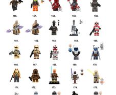 Star Wars Minifigures Collection Lego Compatible H-P