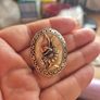 Vintage Cameo Butterfly Brooch Image 2