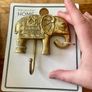 Brand new 2 Gold elephant clothes hangers Image 2