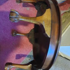 Antique/Vintage small brown wooden coffee table