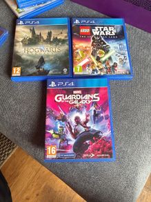 PS4 Games (Lego Star Wars- Guardians of Galaxy- Hogwarts Legacy)