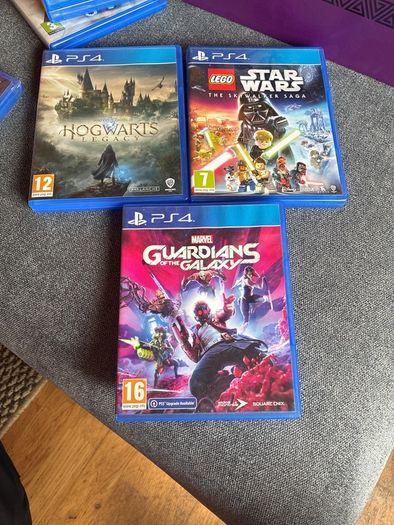 PS4 Games (Lego Star Wars- Guardians of Galaxy- Hogwarts Legacy)