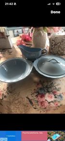 Vintage Matching 3 piece Grindley "Lupin Petal "