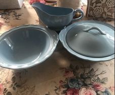 Vintage Matching 3 piece Grindley "Lupin Petal "