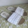 River Island White Woven Sandals Size 6 Image 2