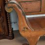 Extremely Rare Antique Javanese / Dutch Colonial Teak Daybed / Settee Bench Image 4